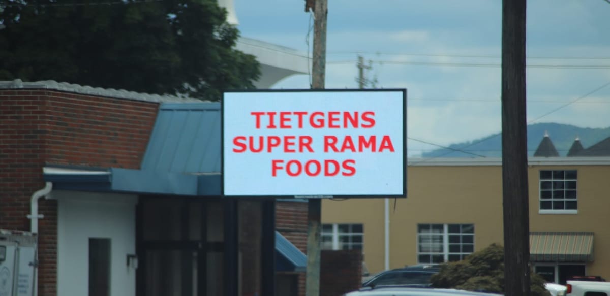 Sign of the times?