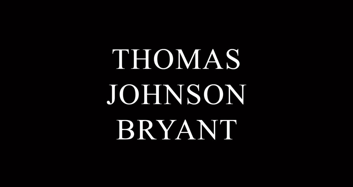 Thomas Johnson Bryant, 33