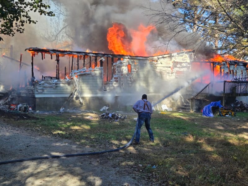 Fire destroys Perry Rd. trailer