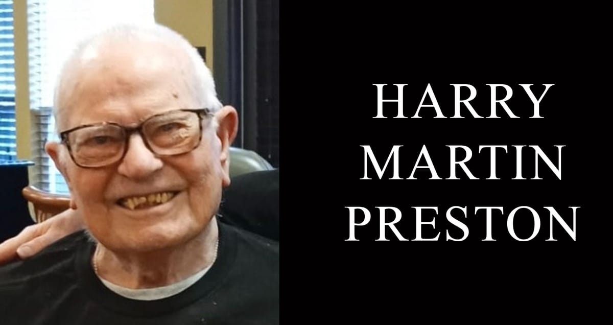 Harry Martin Preston, 95