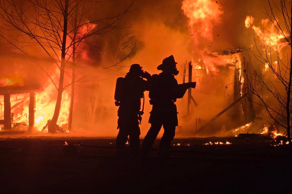 Wednesday blaze claims Crisp Springs Rd. residence