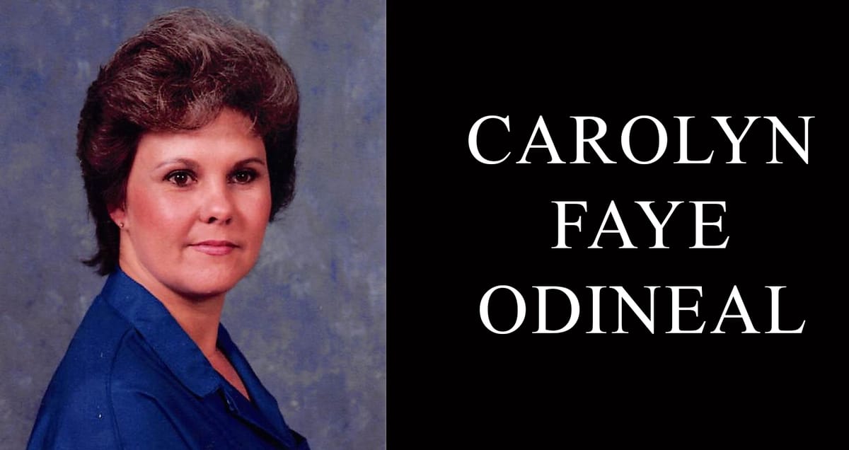 Carolyn Faye Odineal, 82