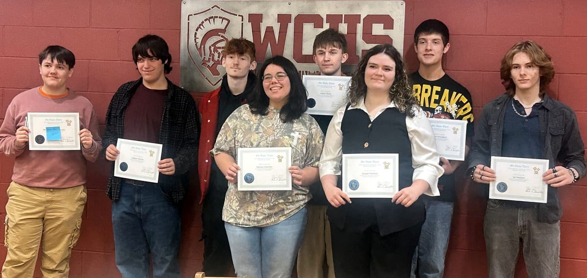 WCHS students inducted into elite Mu Alpha Theta program