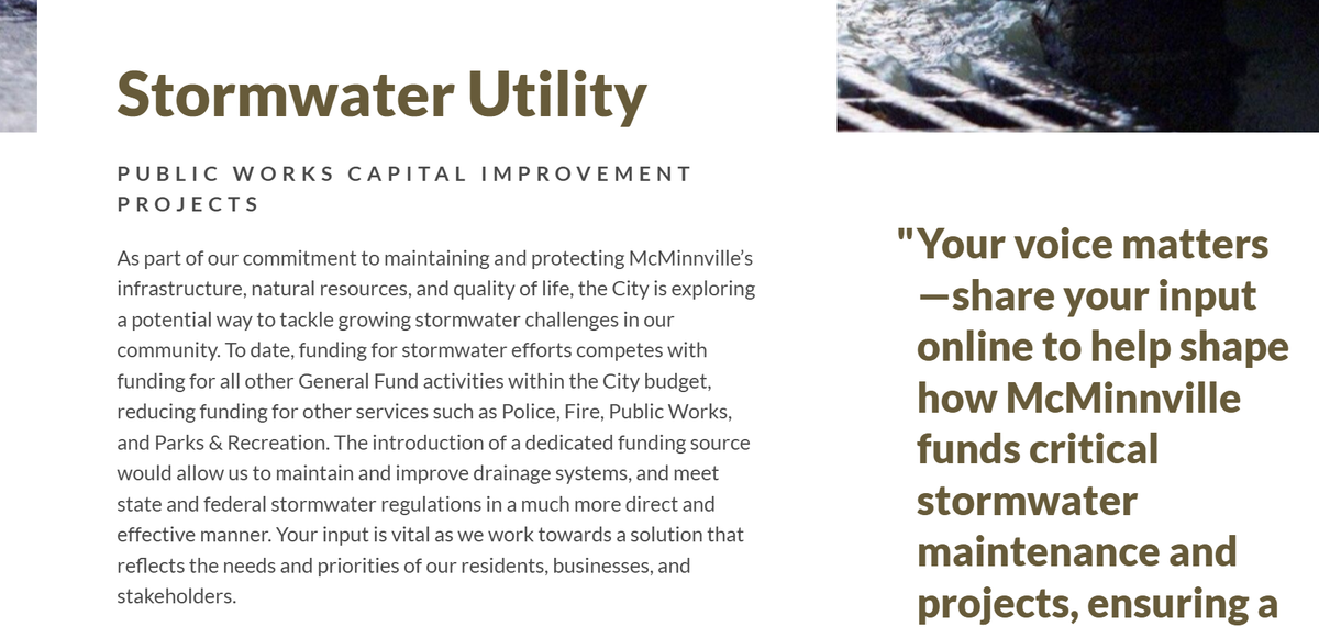 City posts stormwater info as debate continues