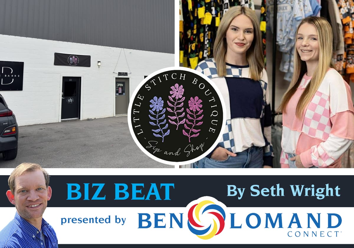 Sip and shop at Little Stitch