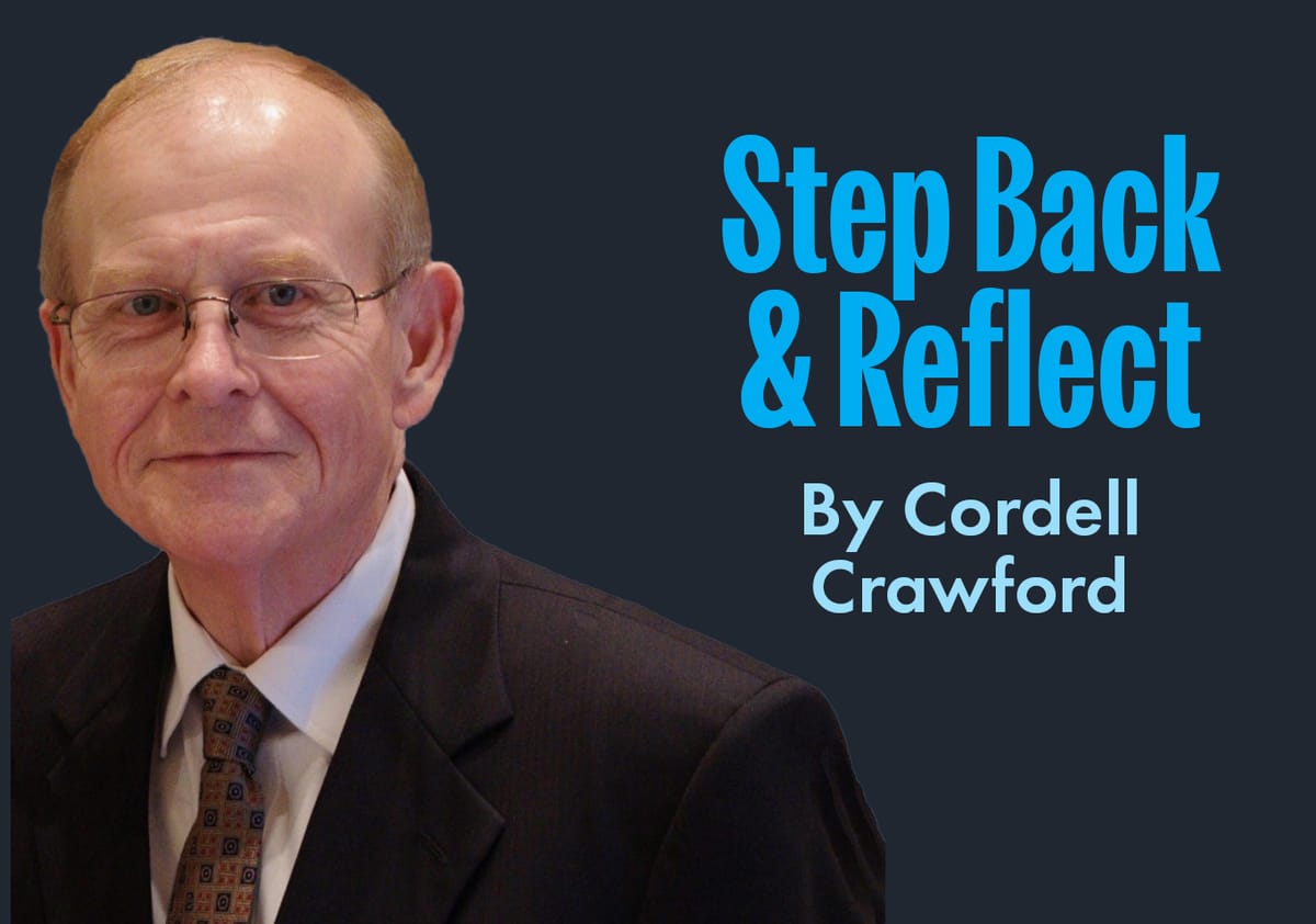 Five strokes across the back