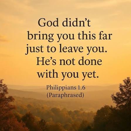 God is NOT Done With You