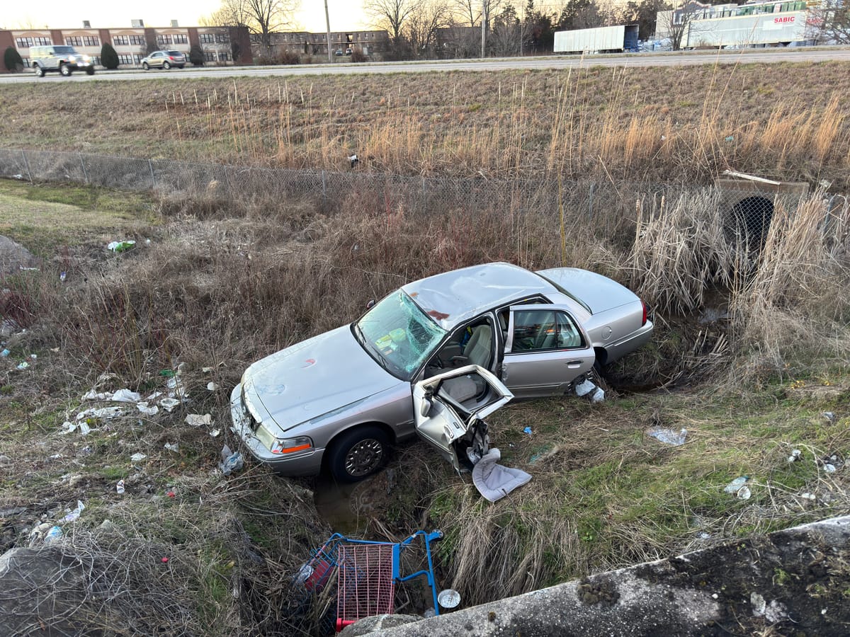 Sun glare blamed for rollover wreck
