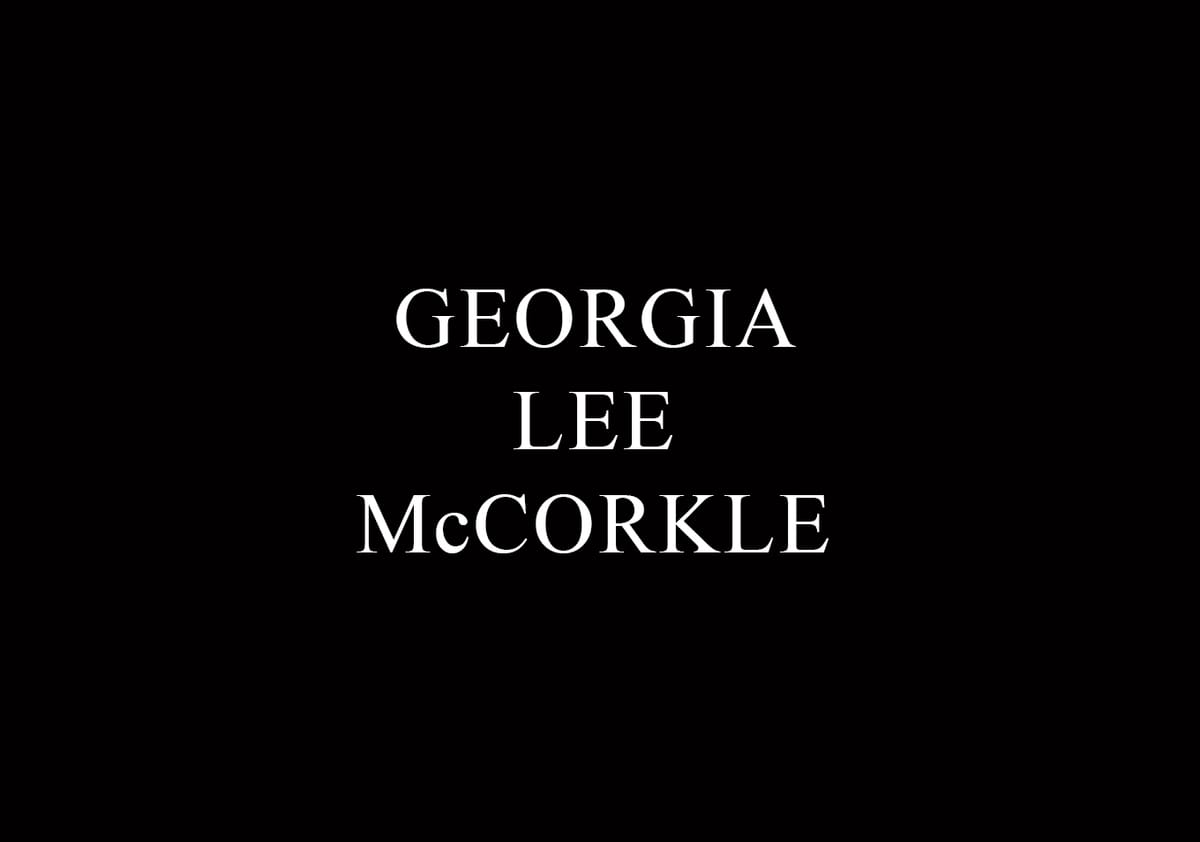 Georgia Lee McCorkle, 85