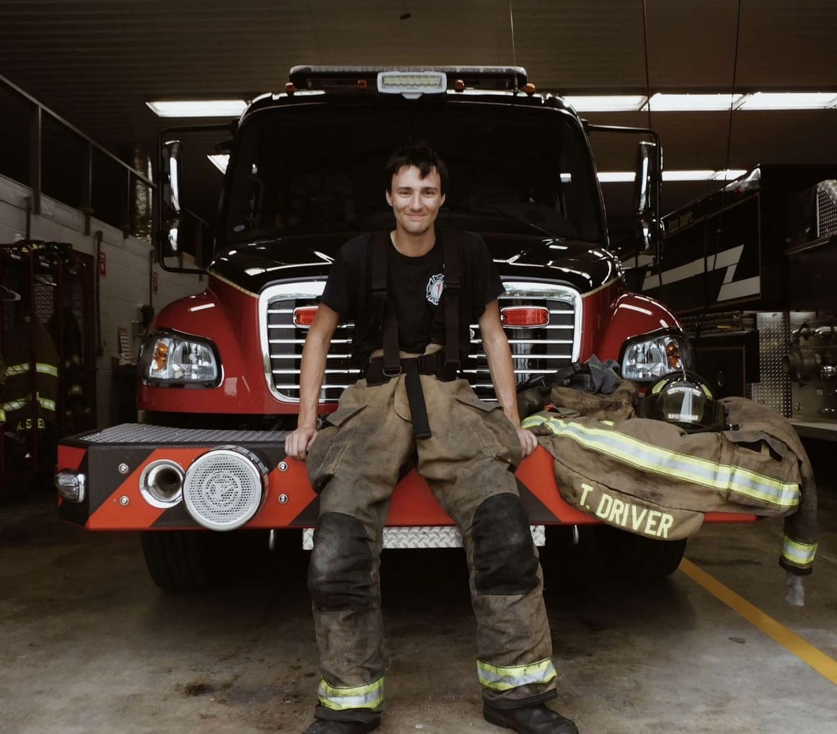 Local firefighter Tyler Driver recognized for dedication to service