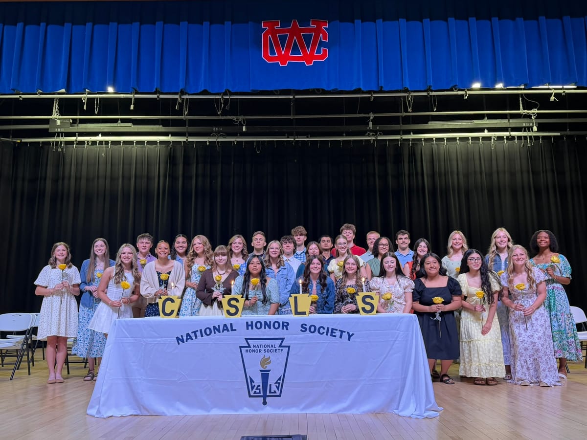 WCHS Students Inducted into National Honor Society