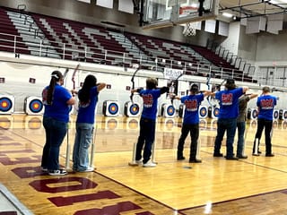 Local archers hit the target