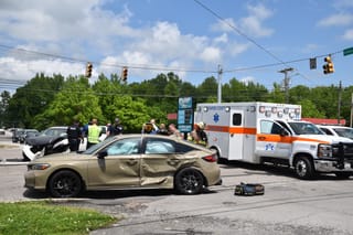 Driver cited after midday crash