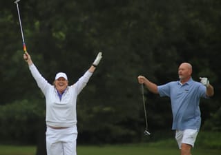 Talbert, Hitchcock take Spring Fling lead