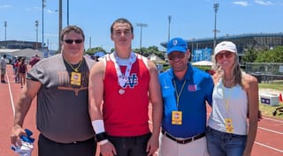 Saldana finishes second in state