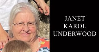 Janet Karol Underwood, 65