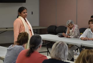 Isha discusses issues