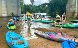 Paddling for the kids