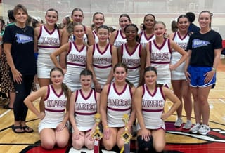 Cheerleaders excel at camp