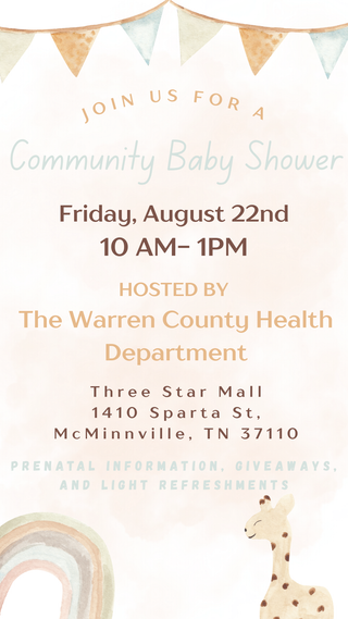 Health Dept. to host Community Baby Shower