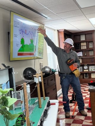 MES presentation 'sparks' interest in electrical safety