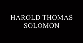Harold Thomas Solomon, 86