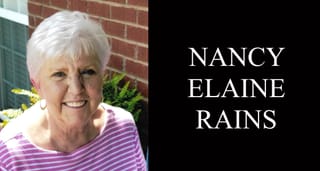 Nancy Elaine Rains, 72