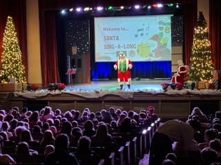Sing along with Santa