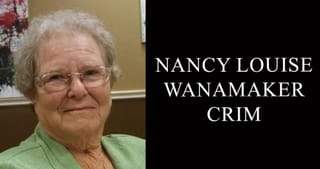 Nancy Louise Wanamaker Crim, 86