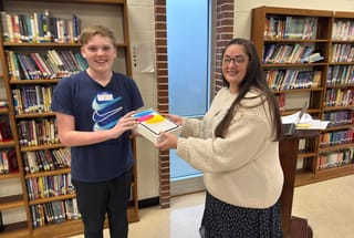 Stewart wins district spelling bee