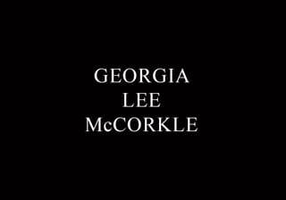 Georgia Lee McCorkle, 85