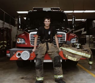 Local firefighter Tyler Driver recognized for dedication to service