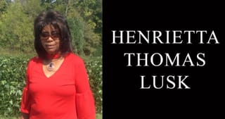 Henrietta Thomas Lusk, 86