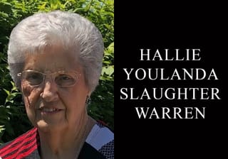 Hallie Youlanda Slaughter Warren, 93