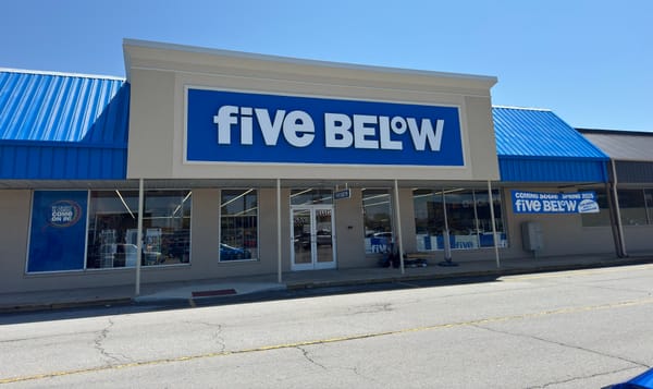 Five Below opens Friday