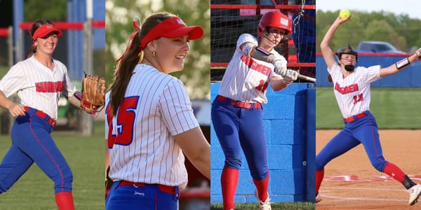 Four Lady Pioneers named all-district