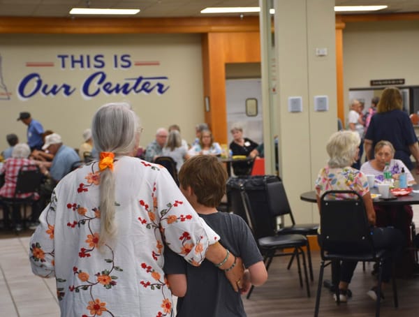 First lady visits Senior Center Monday