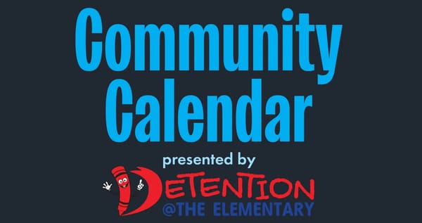 Community Calendar for 7/11
