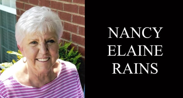 Nancy Elaine Rains, 72