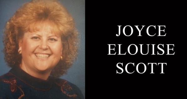 Joyce Elouise Scott, 77