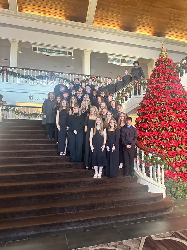 WCHS choir performs at school board convention