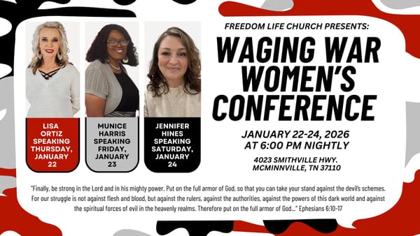 Freedom Life to host women's conference