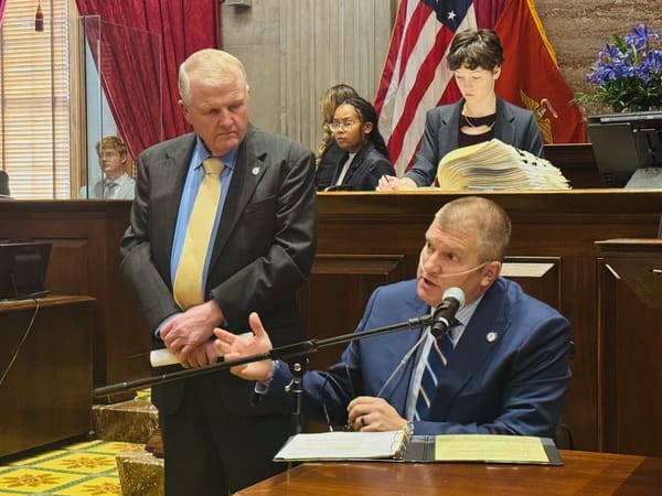 Rep. Paul Sherrell celebrates House passage of bill  allowing schools to display Ten Commandments