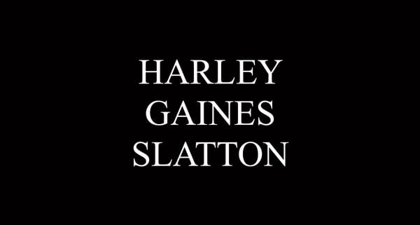 Harley Gaines Slatton, 89