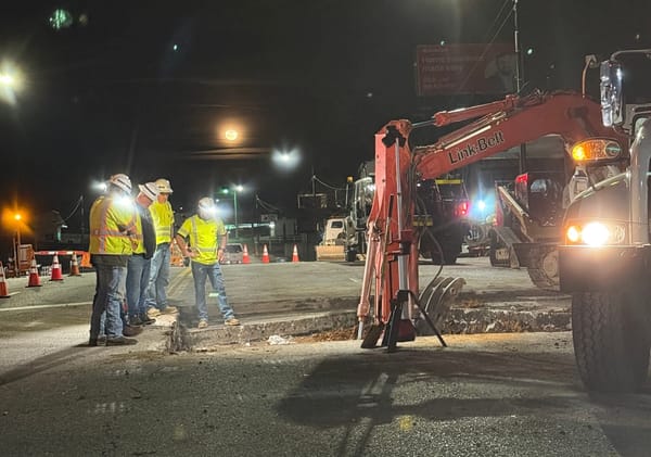 Mayor warns of sinking road on Bockman Way; lane closed for repairs