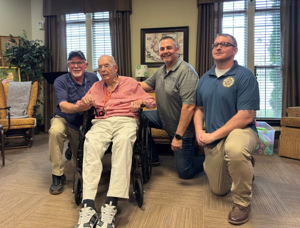 Charles Smith, 101, honored for WWII service