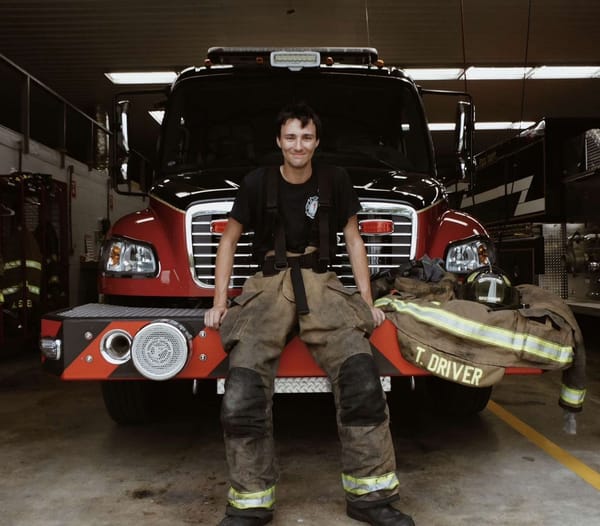 Local firefighter Tyler Driver recognized for dedication to service